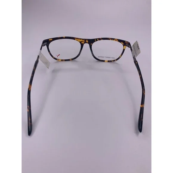 Puma PU00950 002 Brown Tortoise Gray Square Full Rim Glasses Frames 54-18-140 A1 - Picture 8 of 9